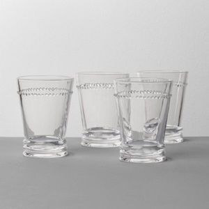 Hearth and Hand Magnolia 8oz. Glass Cups Set of 4